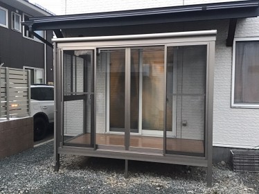有効に使えて満足!サンルーム設置|岩手県盛岡市