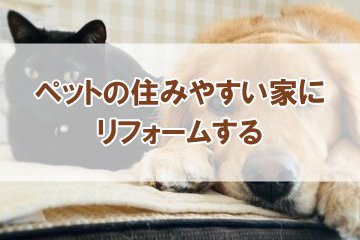 【ペットの住みやすい家にリフォームする】コラムを更新しました!