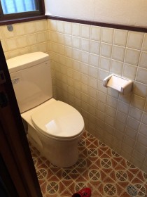 小便器を撤去/水洗トイレを設置/糟屋郡