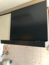 スタイリッシュで、清掃が楽な換気扇に交換/糟屋郡