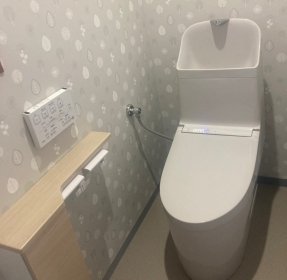 和式トイレが洋風トイレに大変身（四国中央市）