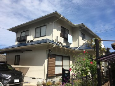 明るくなった屋根・外壁塗装（新居浜市）