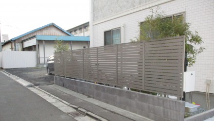 宮城県仙台市|プライバシーを守る！ブロック＆フェンス設置工事