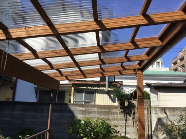 宮城県仙台市|雨に強い塗料で腐食を防ぐ！屋根梁の部分補修