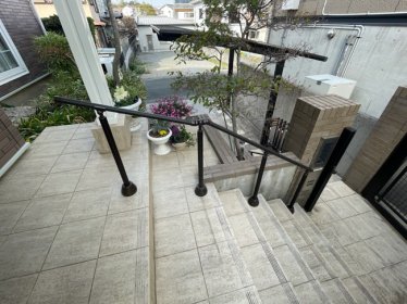 屋外手すり設置／田原市田原町