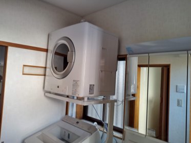 ガス衣類乾燥機新設／田原市加治町