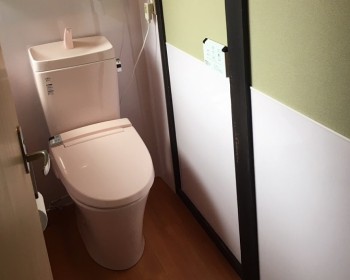 【広島市佐伯区】トイレリフォーム＆外部配管工事