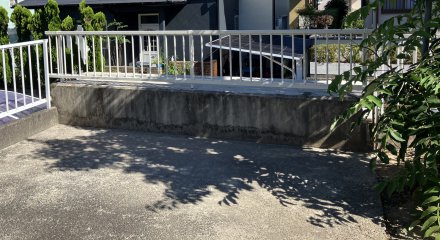 【広島市佐伯区】堀込車庫上花壇撤去工事