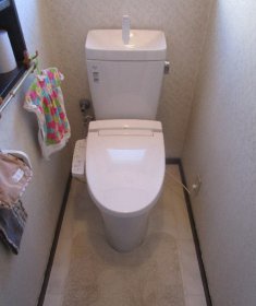 1F2Fトイレ交換・CF貼替工事（東松山）