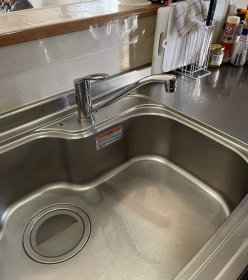 【上里町　キッチン水栓交換リフォーム】水漏れも止まり安心快適