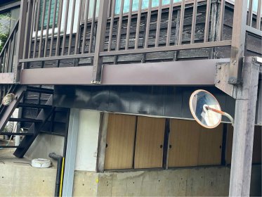 【本庄市　板金リフォーム】外階段板金カバー工事