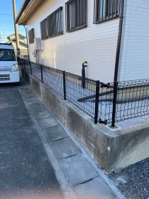 【本庄市　フェンス設置】防犯的にも安心