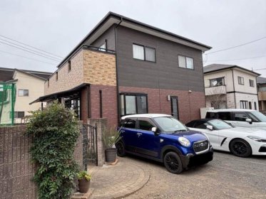 【伊勢崎市　外壁重ね張り】ベランダアクセント！