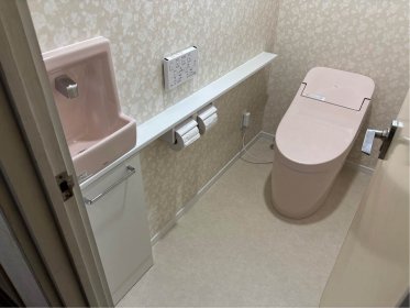 【上里町　トイレリフォーム】可愛くなって満足です