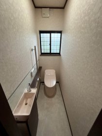 【伊勢崎市　トイレリフォーム】手洗いが付き便利になりました！