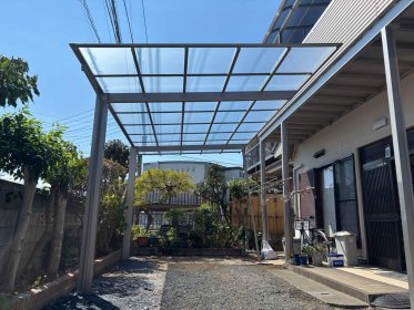 【本庄市　カーポート新設リフォーム】雹対策しました！