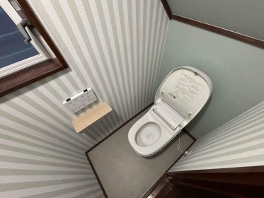 【神川町　トイレリフォーム】おしゃれなトイレになりました！