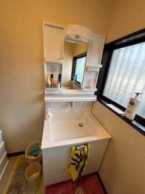 【伊勢崎市　洗面リフォーム】すべて新品！