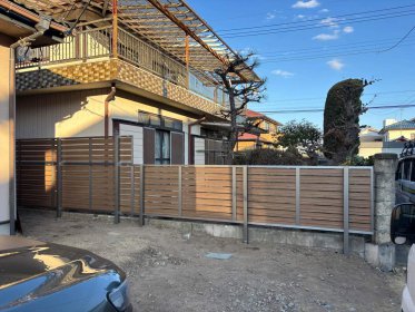 【本庄市　エクステリアリフォーム】目隠し効果◎