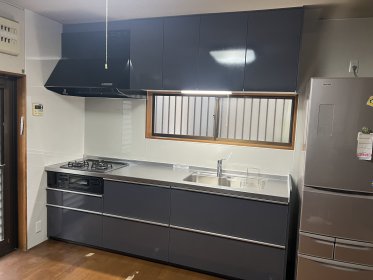 「やはり新しいキッチンは気持ちいい」美濃市キッチンリフォー