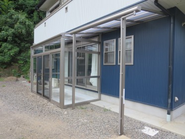 「サンルーム・テラス作成」関市の外構リフォーム