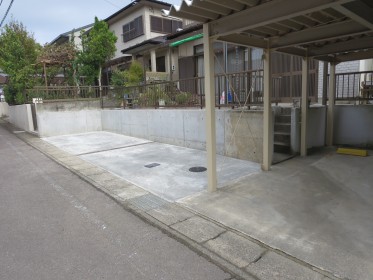 「駐車場増設」関市の外構工事