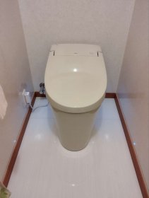 入間市　トイレリフォーム　LIXIL　サティスS