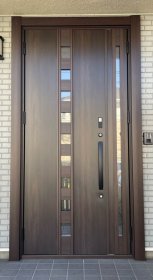 狭山市　玄関ドアリフォーム　LIXIL　リシェント