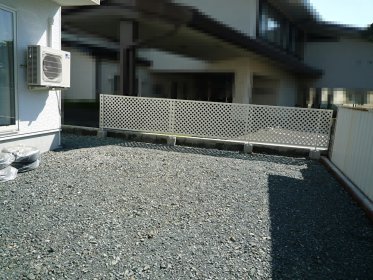 爽やかさも感じる！目隠し対策のフェンス設置|岩手県奥州市
