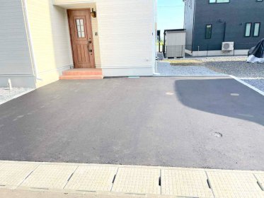雪かきが楽になる！アスファルト舗装リフォーム｜岩手県北上市