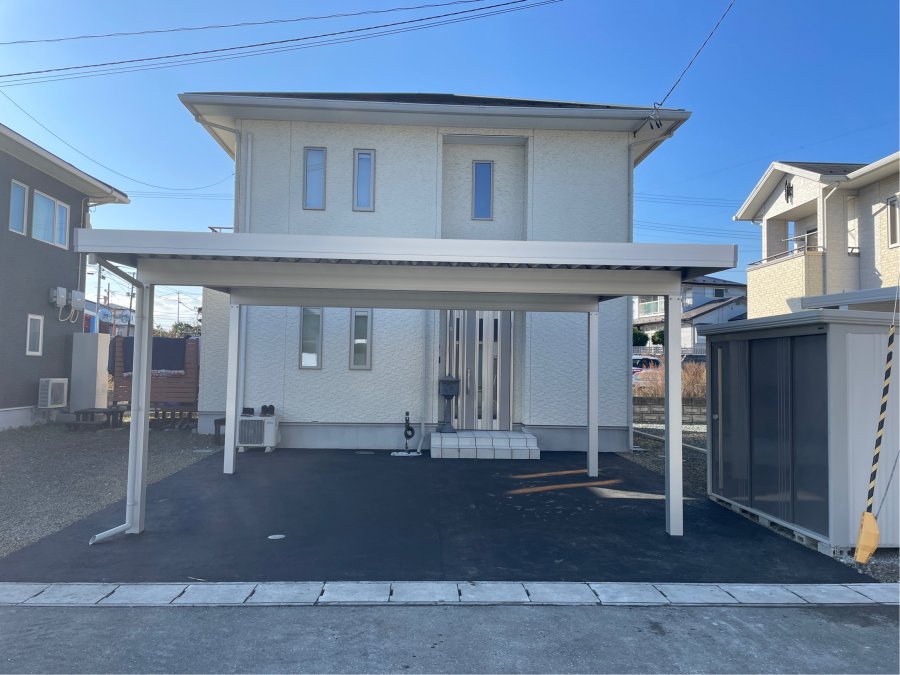 雪かきから解放！カーポート外構リフォーム｜岩手県北上市