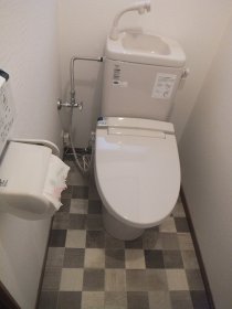 簡易水洗トイレにして、明るく使いやすく！|岩手県奥州市