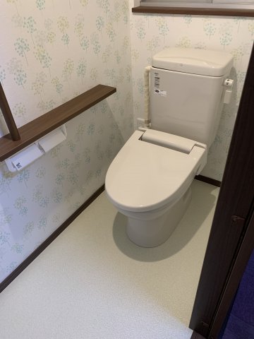 段差もなくなり安全に！簡易水洗トイレリフォーム|岩手県盛岡市