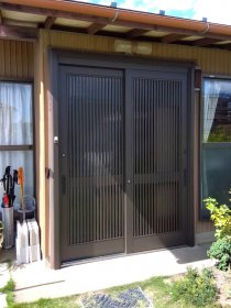 台風に備えて玄関リシェント交換｜浜松市浜名区