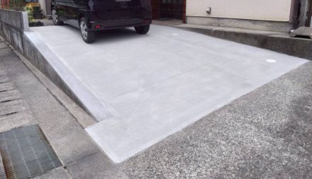 見通し良く安全に！駐車場廻り外構工事｜浜松市天竜区