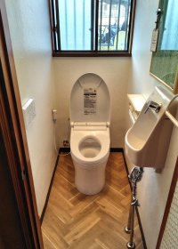 15年使用したトイレの交換｜浜松市