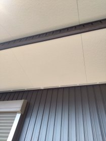 穴が開いて困った‥軒天修理｜浜松市