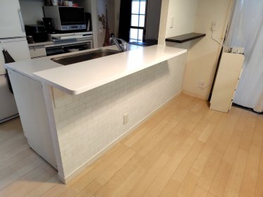 キッチン作業が快適になるカウンター工事｜浜松市浜名区