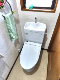 快適・清潔な節水型トイレへ交換｜浜松市天竜区