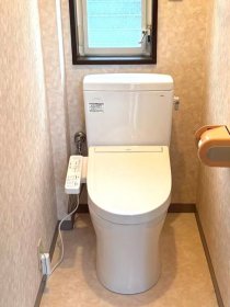 便器も床も一新！トイレリフォーム｜浜松市浜名区