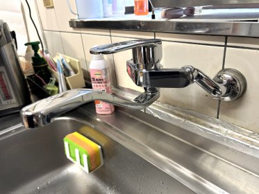 古くなった台所水栓を新しくリフレッシュ｜浜松市天竜区