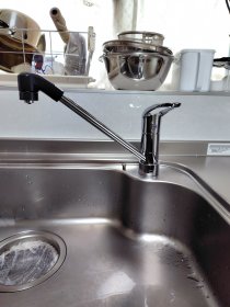キッチン水栓を使いやすいものに交換｜浜松市