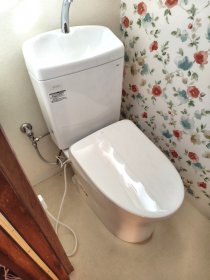 水が止まらなくて困った！トイレ交換｜浜松市中央区