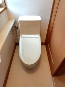 経年劣化によるトイレ交換｜浜松市天竜区
