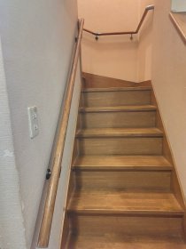 安全対策に！階段手すり補修工事｜浜松市浜名区