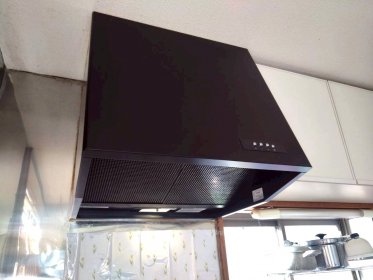 停止せず困った…レンジフード交換｜浜松市天竜区