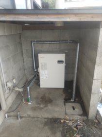 栗原市　石油給湯器交換