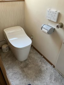 加美郡　トイレ交換・浴室折戸交換リフォーム