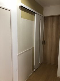 省エネリフォーム★引戸の新設　名古屋市西区