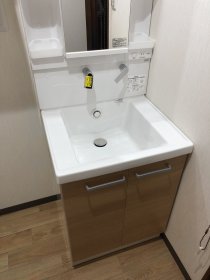 補助金対象の洗面取替★北名古屋市　洗面台リフォーム